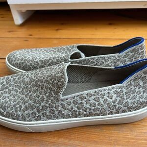 Leopard Print Slip-On Sneakers